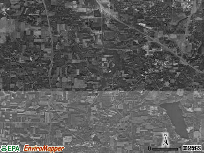 Beaver township, Ohio satellite photo by USGS