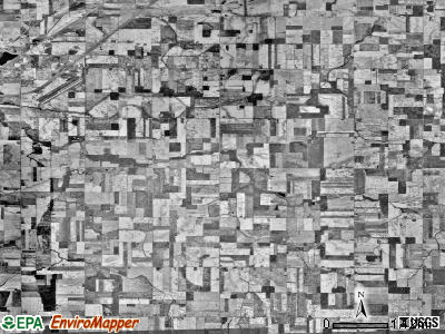 Orange township, Ohio satellite photo by USGS