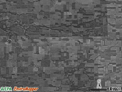 Eden township, Ohio satellite photo by USGS