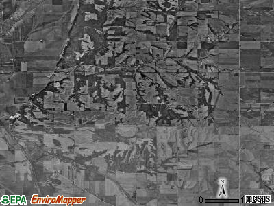 Jordan township, Illinois satellite photo by USGS