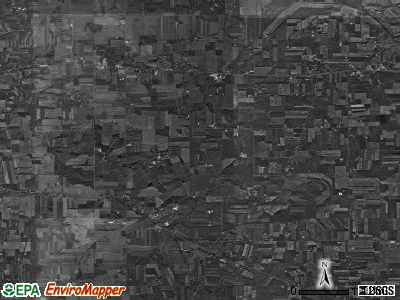 East Union township, Ohio satellite photo by USGS