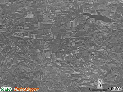 Hanover township, Ohio satellite photo by USGS