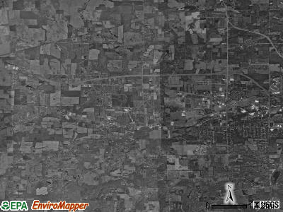 Springfield township, Ohio satellite photo by USGS