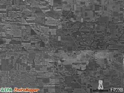 Pitt township, Ohio satellite photo by USGS