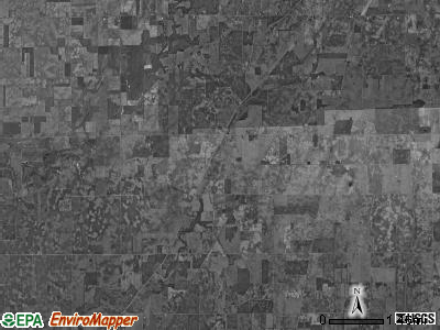 Dallas township, Ohio satellite photo by USGS
