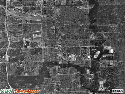 Proviso township, Illinois satellite photo by USGS