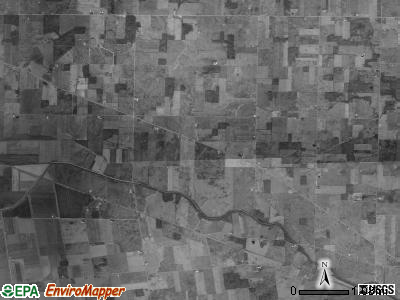Cessna township, Ohio satellite photo by USGS