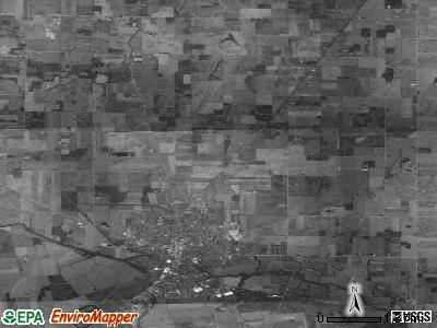 Pleasant township, Ohio satellite photo by USGS