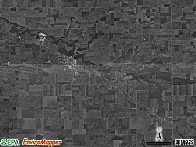 Dublin township, Ohio satellite photo by USGS