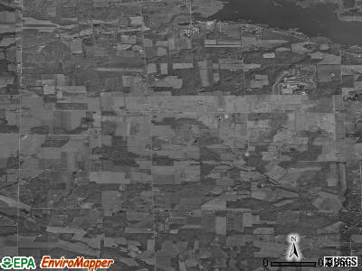 Troy township, Ohio satellite photo by USGS