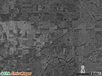 Tully township, Ohio satellite photo by USGS