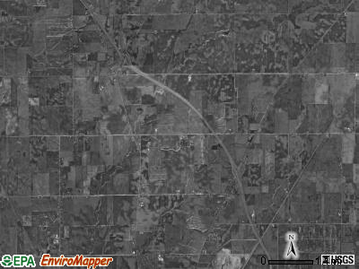 Grand Prairie township, Ohio satellite photo by USGS