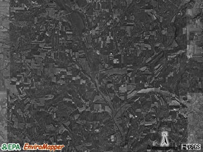 Prairie township, Ohio satellite photo by USGS