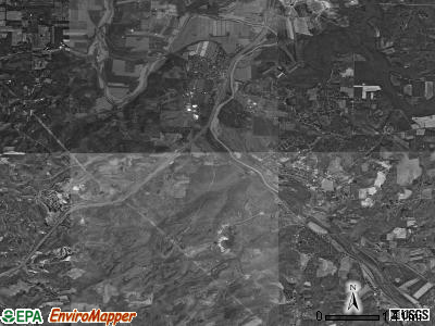 Lawrence township, Ohio satellite photo by USGS