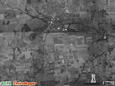 Buck township, Ohio satellite photo by USGS