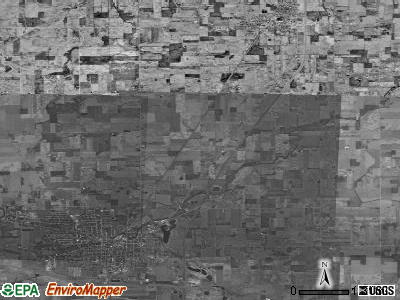 Duchouquet township, Ohio satellite photo by USGS