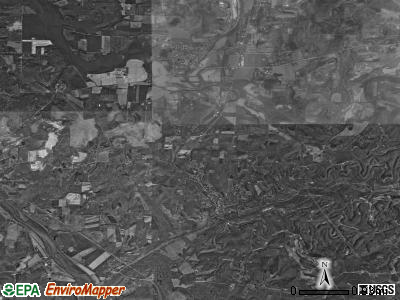 Sandy township, Ohio satellite photo by USGS