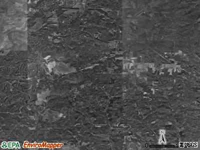 Rose township, Ohio satellite photo by USGS