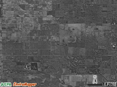 Big Island township, Ohio satellite photo by USGS