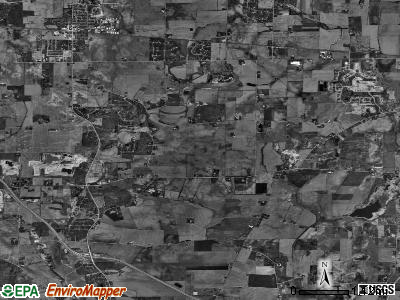 Blackberry township, Illinois satellite photo by USGS