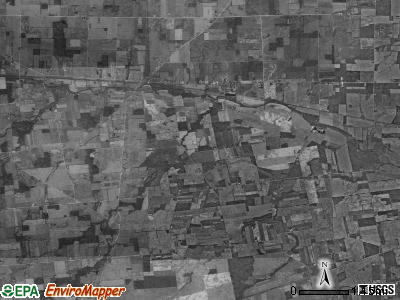 Dudley township, Ohio satellite photo by USGS