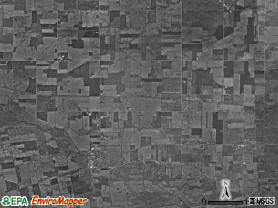 Montgomery township, Ohio satellite photo by USGS