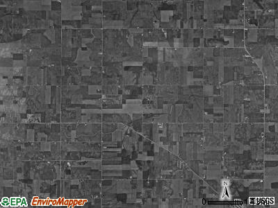 Hopewell township, Ohio satellite photo by USGS
