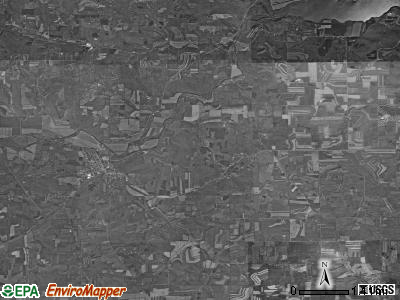 Worthington township, Ohio satellite photo by USGS