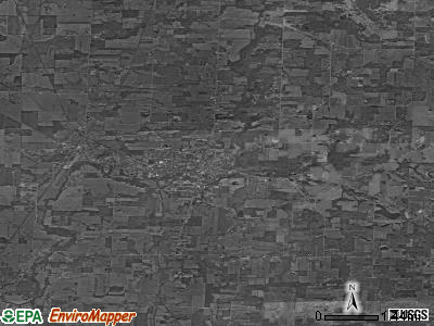 Gilead township, Ohio satellite photo by USGS