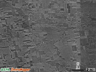 Bowling Green township, Ohio satellite photo by USGS