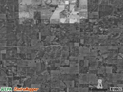 Afton township, Illinois satellite photo by USGS