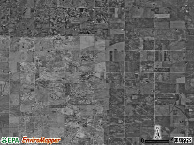 Milan township, Illinois satellite photo by USGS