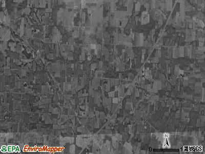 Franklin township, Ohio satellite photo by USGS