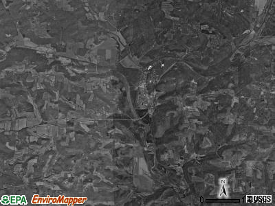 Killbuck township, Ohio satellite photo by USGS