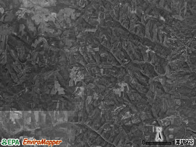 Loudon township, Ohio satellite photo by USGS