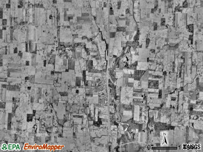 Waldo township, Ohio satellite photo by USGS