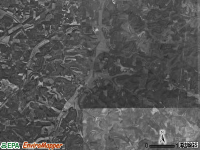 Auburn township, Ohio satellite photo by USGS