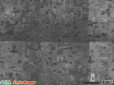 Dinsmore township, Ohio satellite photo by USGS