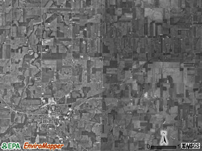 Recovery township, Ohio satellite photo by USGS
