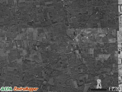 Claibourne township, Ohio satellite photo by USGS