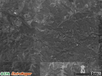 North township, Ohio satellite photo by USGS