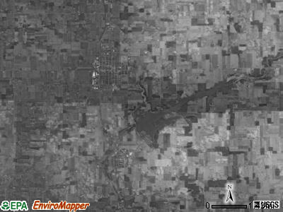 McLean township, Ohio satellite photo by USGS