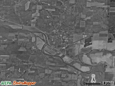 College township, Ohio satellite photo by USGS