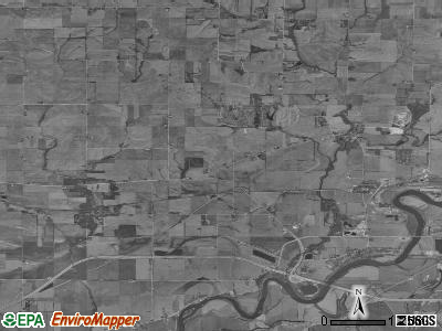 Hopkins township, Illinois satellite photo by USGS