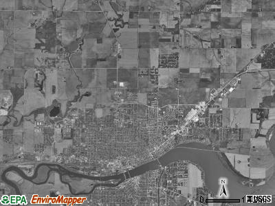 Sterling township, Illinois satellite photo by USGS