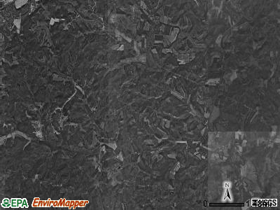 Rush township, Ohio satellite photo by USGS