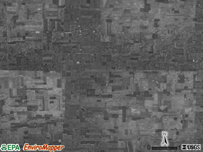 Patterson township, Ohio satellite photo by USGS