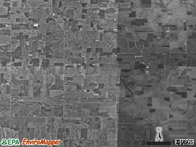 Mississinawa township, Ohio satellite photo by USGS