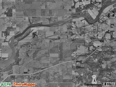 Nelson township, Illinois satellite photo by USGS
