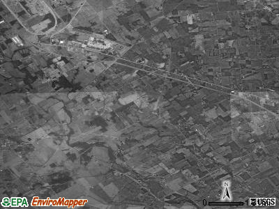 Allen township, Ohio satellite photo by USGS